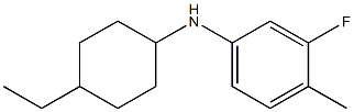 N-(4-ethylcyclohexyl)-3-fluoro-4-methylaniline Struktur