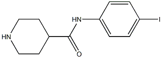 N-(4-iodophenyl)piperidine-4-carboxamide Struktur