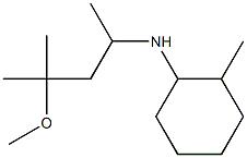 N-(4-methoxy-4-methylpentan-2-yl)-2-methylcyclohexan-1-amine Struktur