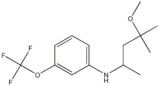 N-(4-methoxy-4-methylpentan-2-yl)-3-(trifluoromethoxy)aniline Struktur