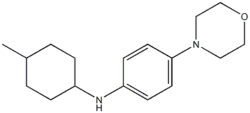 N-(4-methylcyclohexyl)-4-(morpholin-4-yl)aniline Struktur