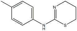 N-(4-methylphenyl)-5,6-dihydro-4H-1,3-thiazin-2-amine Struktur