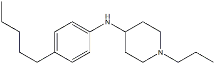 N-(4-pentylphenyl)-1-propylpiperidin-4-amine Struktur