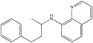 N-(4-phenylbutan-2-yl)quinolin-8-amine Struktur