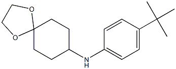 N-(4-tert-butylphenyl)-1,4-dioxaspiro[4.5]decan-8-amine Struktur