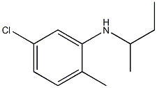 N-(butan-2-yl)-5-chloro-2-methylaniline Struktur