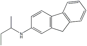 N-(butan-2-yl)-9H-fluoren-2-amine Struktur