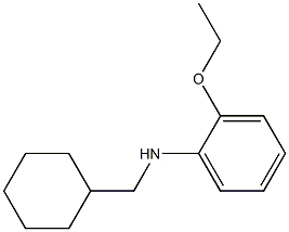 N-(cyclohexylmethyl)-2-ethoxyaniline Struktur