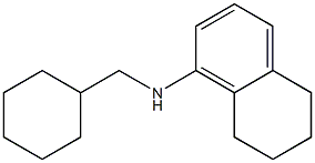 N-(cyclohexylmethyl)-5,6,7,8-tetrahydronaphthalen-1-amine Struktur