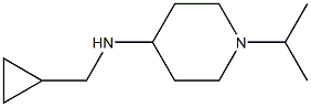 N-(cyclopropylmethyl)-1-(propan-2-yl)piperidin-4-amine Struktur