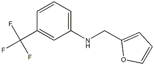 N-(furan-2-ylmethyl)-3-(trifluoromethyl)aniline Struktur