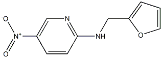 N-(furan-2-ylmethyl)-5-nitropyridin-2-amine Struktur