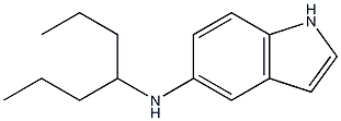 N-(heptan-4-yl)-1H-indol-5-amine Struktur