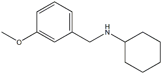 N-[(3-methoxyphenyl)methyl]cyclohexanamine Struktur