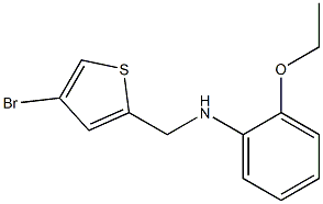 N-[(4-bromothiophen-2-yl)methyl]-2-ethoxyaniline Struktur