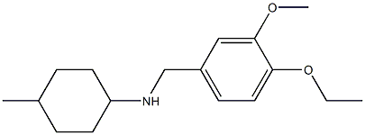 N-[(4-ethoxy-3-methoxyphenyl)methyl]-4-methylcyclohexan-1-amine Struktur