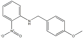 N-[(4-methoxyphenyl)methyl]-2-nitroaniline Struktur