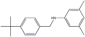 N-[(4-tert-butylphenyl)methyl]-3,5-dimethylaniline Struktur