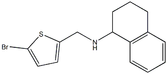 N-[(5-bromothiophen-2-yl)methyl]-1,2,3,4-tetrahydronaphthalen-1-amine Struktur