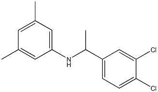 N-[1-(3,4-dichlorophenyl)ethyl]-3,5-dimethylaniline Struktur