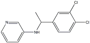 N-[1-(3,4-dichlorophenyl)ethyl]pyridin-3-amine Struktur