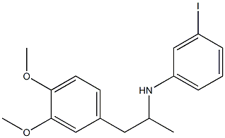 N-[1-(3,4-dimethoxyphenyl)propan-2-yl]-3-iodoaniline Struktur