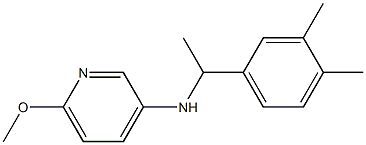 N-[1-(3,4-dimethylphenyl)ethyl]-6-methoxypyridin-3-amine Struktur