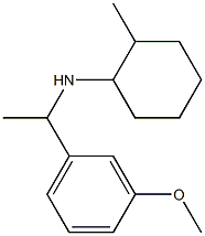 N-[1-(3-methoxyphenyl)ethyl]-2-methylcyclohexan-1-amine Struktur