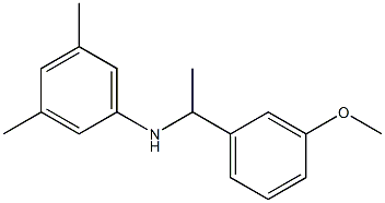 N-[1-(3-methoxyphenyl)ethyl]-3,5-dimethylaniline Struktur