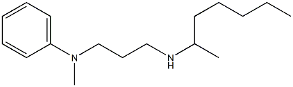 N-[3-(heptan-2-ylamino)propyl]-N-methylaniline Struktur