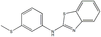 N-[3-(methylsulfanyl)phenyl]-1,3-benzothiazol-2-amine Struktur