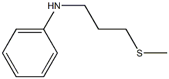 N-[3-(methylsulfanyl)propyl]aniline Struktur