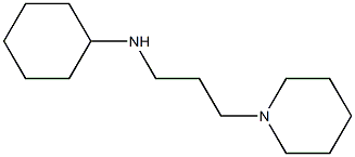 N-[3-(piperidin-1-yl)propyl]cyclohexanamine Struktur