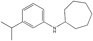 N-[3-(propan-2-yl)phenyl]cycloheptanamine Struktur