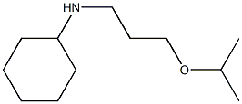 N-[3-(propan-2-yloxy)propyl]cyclohexanamine Struktur