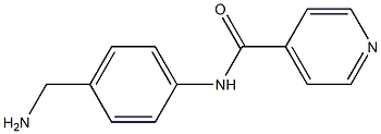 N-[4-(aminomethyl)phenyl]isonicotinamide Struktur