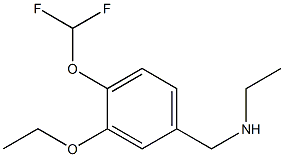 N-[4-(difluoromethoxy)-3-ethoxybenzyl]-N-ethylamine Struktur