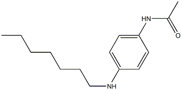 N-[4-(heptylamino)phenyl]acetamide Struktur