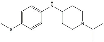 N-[4-(methylsulfanyl)phenyl]-1-(propan-2-yl)piperidin-4-amine Struktur