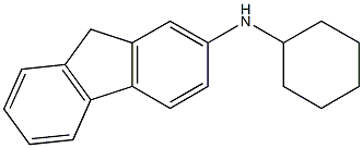 N-cyclohexyl-9H-fluoren-2-amine Struktur