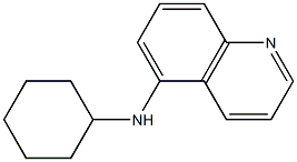 N-cyclohexylquinolin-5-amine Struktur