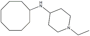 N-cyclooctyl-1-ethylpiperidin-4-amine Struktur