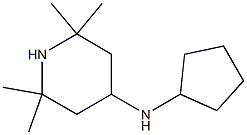 N-cyclopentyl-2,2,6,6-tetramethylpiperidin-4-amine Struktur