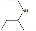 N-ethyl-N-(1-ethylpropyl)amine Struktur