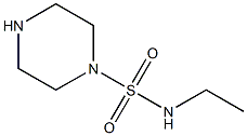 N-ethylpiperazine-1-sulfonamide Struktur