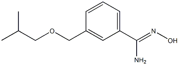 N'-hydroxy-3-(isobutoxymethyl)benzenecarboximidamide Struktur