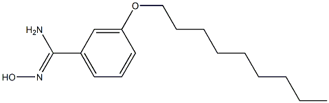 N'-hydroxy-3-(nonyloxy)benzene-1-carboximidamide Struktur