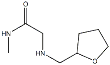 N-methyl-2-[(oxolan-2-ylmethyl)amino]acetamide Struktur