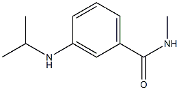 N-methyl-3-(propan-2-ylamino)benzamide Struktur