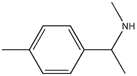 N-methyl-N-[1-(4-methylphenyl)ethyl]amine Struktur